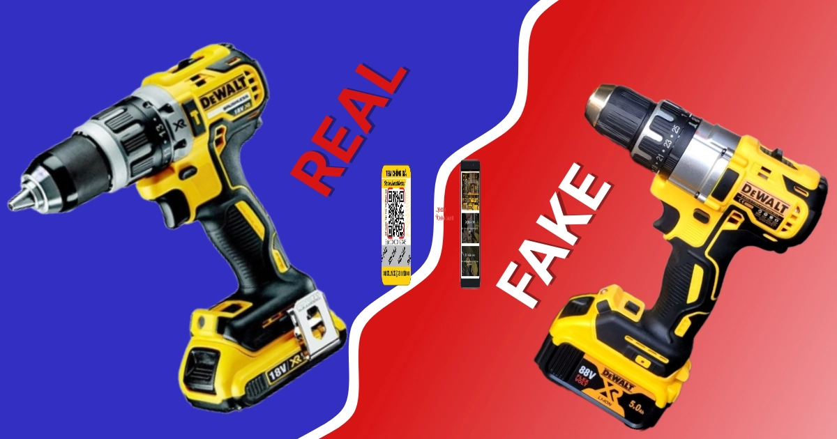 Những cách phân biệt hàng thật giả máy khoan dùng pin Total